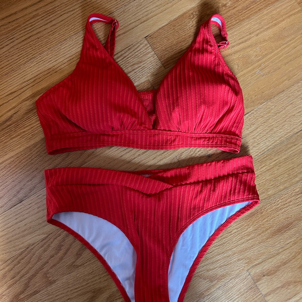 Red Bikini Set